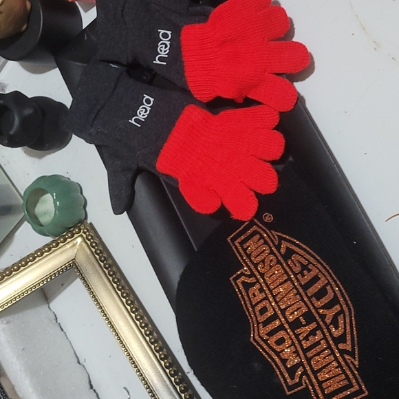 Toddler beanie, toddler mittens and red gloves. Winter gear Toddler - Picture 2 of 16